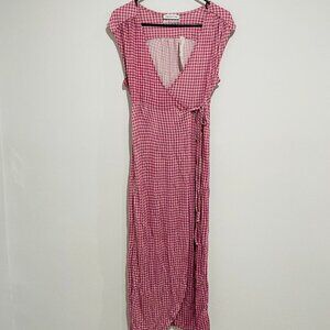 blue dress for baby girl Rumi Deep V Maxi - Off White & Blue Floral main image 1
